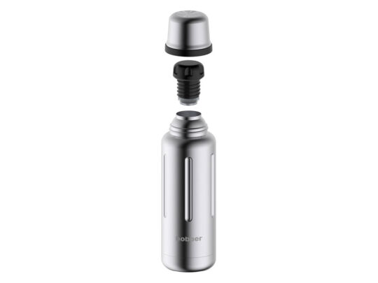 Вакуумный термос Flask, 470 мл, серебристый матовый